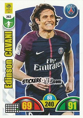 Sticker Edinson Cavani - FOOT 2018-2019. Adrenalyn XL n. 263 - Panini