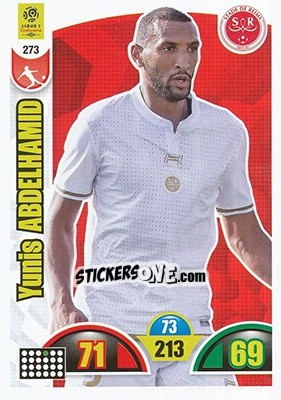 Sticker Yunis Abdelhamid - FOOT 2018-2019. Adrenalyn XL - Panini