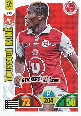 Sticker Youssouf Koné - FOOT 2018-2019. Adrenalyn XL n. 275 - Panini