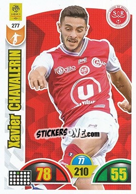 Sticker Xavier Chavalerin - FOOT 2018-2019. Adrenalyn XL n. 277 - Panini