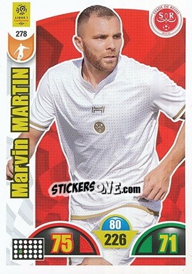 Sticker Marvin Martin - FOOT 2018-2019. Adrenalyn XL n. 278 - Panini