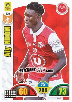 Sticker Aly Ndom - FOOT 2018-2019. Adrenalyn XL n. 279 - Panini