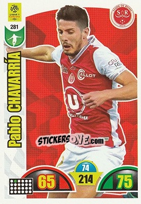 Sticker Pablo Chavarría - FOOT 2018-2019. Adrenalyn XL n. 281 - Panini