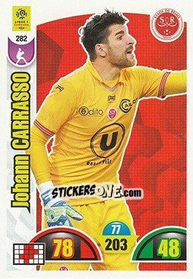 Sticker Johann Carrasso - FOOT 2018-2019. Adrenalyn XL n. 282 - Panini