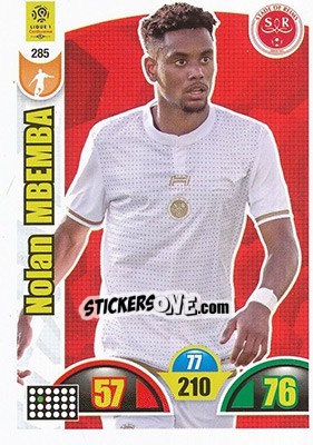 Sticker Nolan Mbemba - FOOT 2018-2019. Adrenalyn XL - Panini