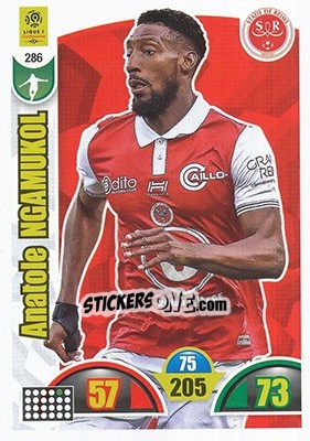 Sticker Anatole Ngamukol - FOOT 2018-2019. Adrenalyn XL n. 286 - Panini