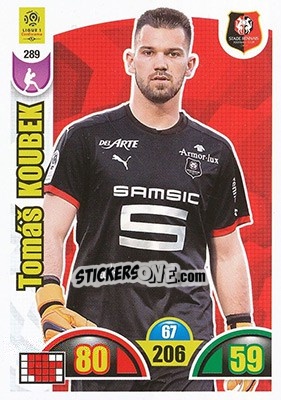 Cromo Tomáš Koubek - FOOT 2018-2019. Adrenalyn XL - Panini