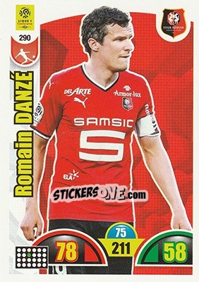 Sticker Romain Danzé - FOOT 2018-2019. Adrenalyn XL n. 290 - Panini