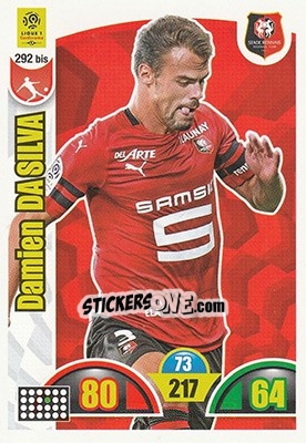 Sticker Damien Da Silva - FOOT 2018-2019. Adrenalyn XL n. 292bis - Panini