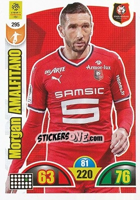 Figurina Morgan Amalfitano - FOOT 2018-2019. Adrenalyn XL n. 295 - Panini
