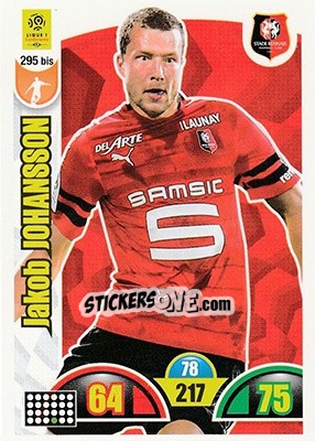 Sticker Jakob Johansson - FOOT 2018-2019. Adrenalyn XL n. 295bis - Panini