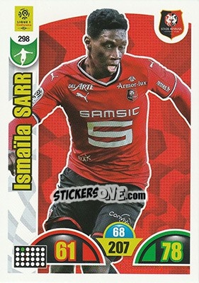 Sticker Ismaïla Sarr - FOOT 2018-2019. Adrenalyn XL n. 298 - Panini