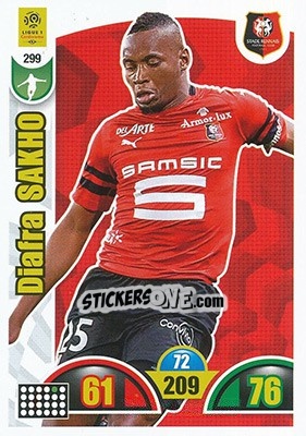 Sticker Diafra Sakho - FOOT 2018-2019. Adrenalyn XL n. 299 - Panini