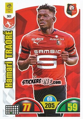 Sticker Hamari Traoré - FOOT 2018-2019. Adrenalyn XL n. 301 - Panini