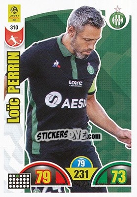 Sticker Loïc Perrin - FOOT 2018-2019. Adrenalyn XL - Panini