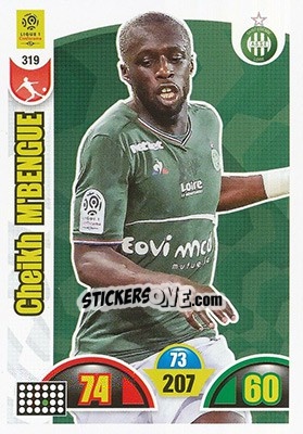 Sticker Cheikh M'Bengue - FOOT 2018-2019. Adrenalyn XL - Panini