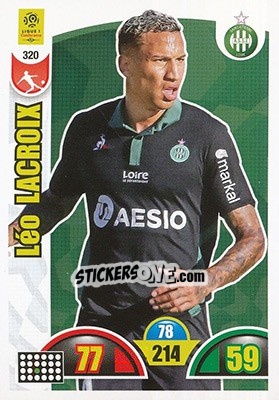 Sticker Léo Lacroix - FOOT 2018-2019. Adrenalyn XL n. 320 - Panini