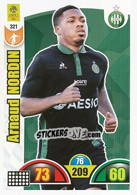 Sticker Arnaud Nordin - FOOT 2018-2019. Adrenalyn XL n. 321 - Panini