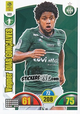 Cromo Vagner Dias Gonçalves - FOOT 2018-2019. Adrenalyn XL n. 322 - Panini
