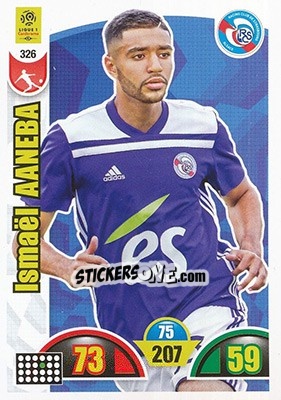 Sticker Ismael Aaneba - FOOT 2018-2019. Adrenalyn XL n. 326 - Panini