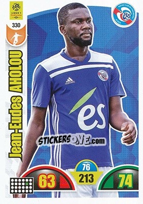 Figurina Jean-Eudes Aholou - FOOT 2018-2019. Adrenalyn XL n. 330 - Panini