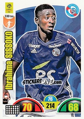 Sticker Ibrahima Sissoko - FOOT 2018-2019. Adrenalyn XL n. 330bis - Panini