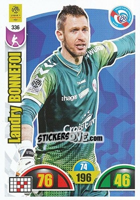 Sticker Landry Bonnefoi - FOOT 2018-2019. Adrenalyn XL n. 336 - Panini