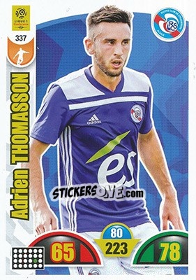 Cromo Adrien Thomasson - FOOT 2018-2019. Adrenalyn XL - Panini