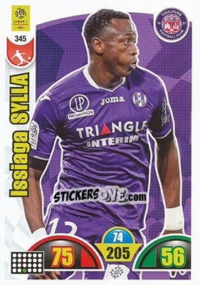 Cromo Issiaga Sylla - FOOT 2018-2019. Adrenalyn XL n. 345 - Panini