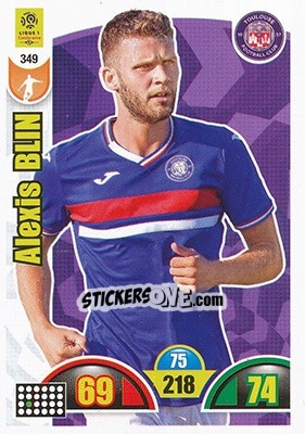 Sticker Alexis Blin - FOOT 2018-2019. Adrenalyn XL n. 349 - Panini