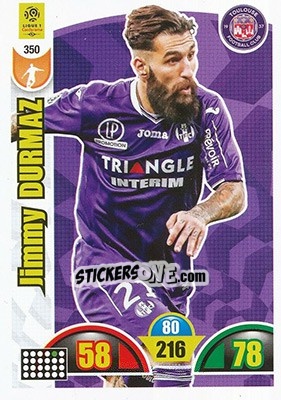 Sticker Jimmy Durmaz - FOOT 2018-2019. Adrenalyn XL n. 350 - Panini