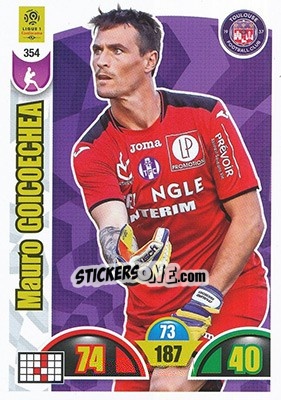 Sticker Mauro Goicoechea - FOOT 2018-2019. Adrenalyn XL n. 354 - Panini