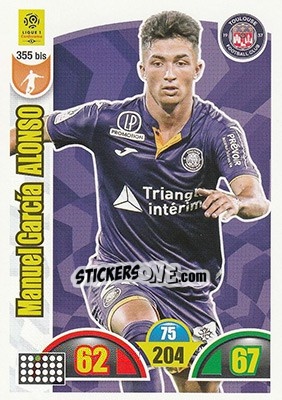 Sticker Manuel Garcia Alonso - FOOT 2018-2019. Adrenalyn XL n. 355bis - Panini