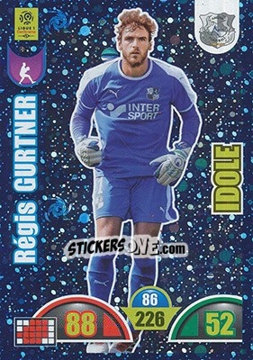 Sticker Régis Gurtner - FOOT 2018-2019. Adrenalyn XL n. 361 - Panini