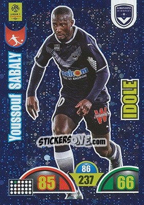 Sticker Youssouf Sabaly - FOOT 2018-2019. Adrenalyn XL n. 365 - Panini