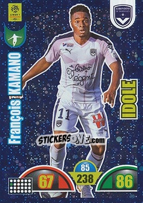 Sticker François Kamano - FOOT 2018-2019. Adrenalyn XL n. 366 - Panini