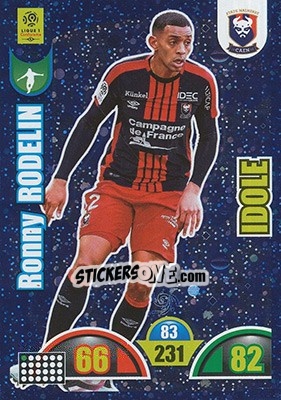 Cromo Ronny Rodelin - FOOT 2018-2019. Adrenalyn XL n. 368 - Panini