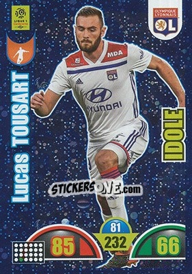 Sticker Lucas Tousart - FOOT 2018-2019. Adrenalyn XL n. 375 - Panini
