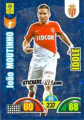 Sticker João Moutinho - FOOT 2018-2019. Adrenalyn XL n. 377 - Panini