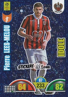 Sticker Pierre Lees-Melou - FOOT 2018-2019. Adrenalyn XL n. 383 - Panini