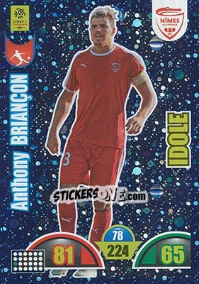 Sticker Anthony Briançon - FOOT 2018-2019. Adrenalyn XL n. 384 - Panini