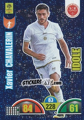 Sticker Xavier Chavalerin - FOOT 2018-2019. Adrenalyn XL n. 387 - Panini