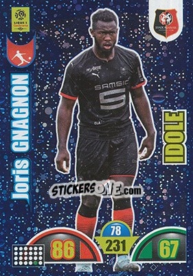 Sticker Joris Gnagnon - FOOT 2018-2019. Adrenalyn XL n. 389 - Panini