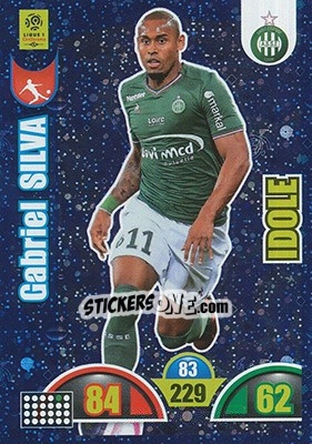 Sticker Gabriel Silva - FOOT 2018-2019. Adrenalyn XL n. 391 - Panini