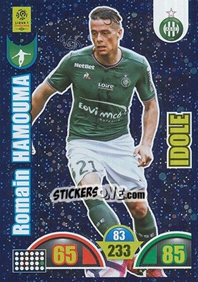 Sticker Romain Hamouma - FOOT 2018-2019. Adrenalyn XL n. 392 - Panini