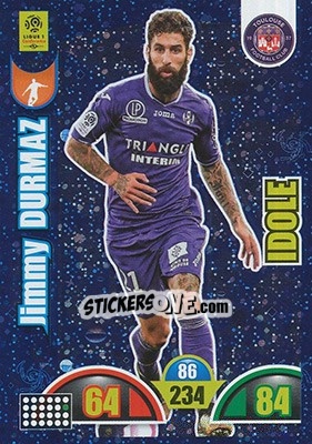 Sticker Jimmy Durmaz - FOOT 2018-2019. Adrenalyn XL n. 395 - Panini