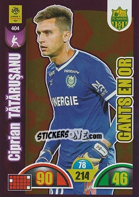 Sticker Ciprian Tătărușanu - FOOT 2018-2019. Adrenalyn XL n. 404 - Panini