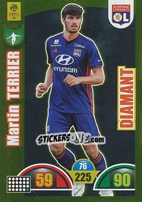 Sticker Martin Terrier - FOOT 2018-2019. Adrenalyn XL n. 410 - Panini