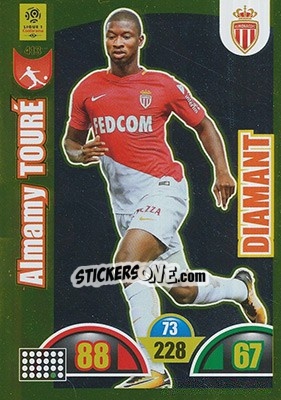 Sticker Almamy Touré - FOOT 2018-2019. Adrenalyn XL n. 413 - Panini