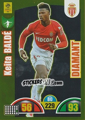 Sticker Keita Baldé Diao - FOOT 2018-2019. Adrenalyn XL n. 415 - Panini